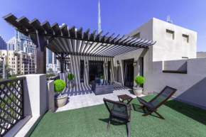 Huge balcony 2BR in Zaafaran 2 w Burj Khalifa view - Allsopp&Allsopp